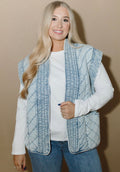Denim Mood Puff Vest