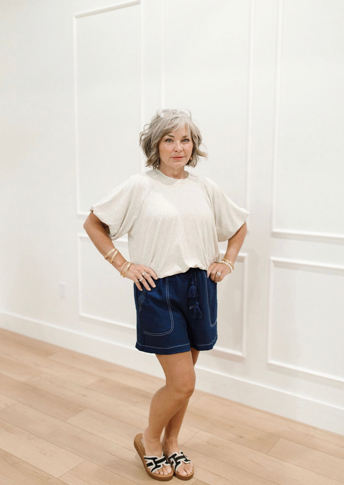 Midnight Mood Silk Shorts