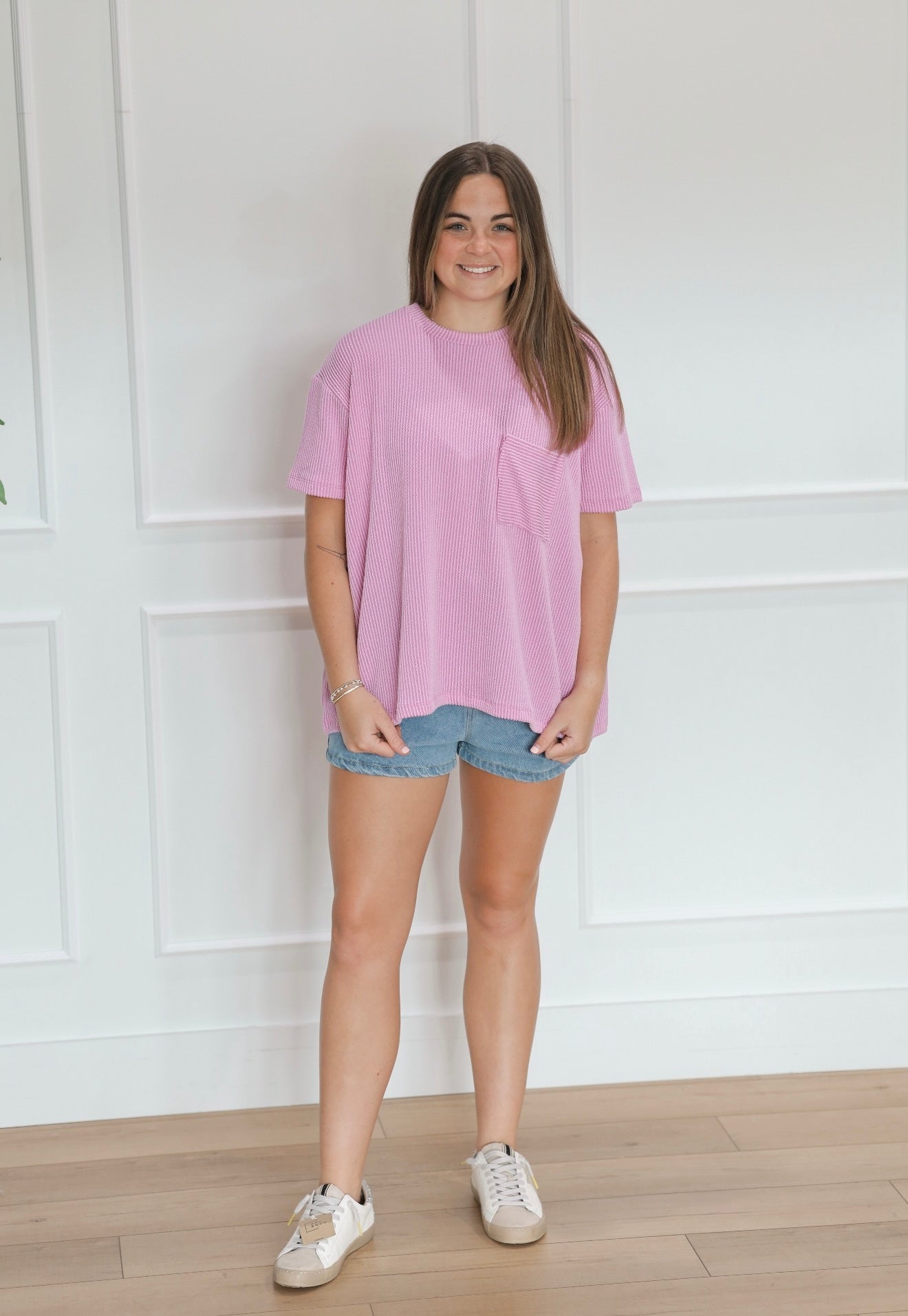 Running Late Ribbed Top