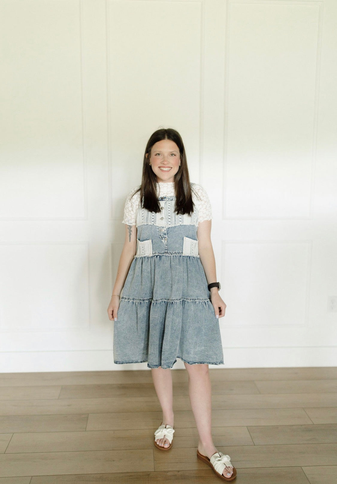 Laceline Overall Dress