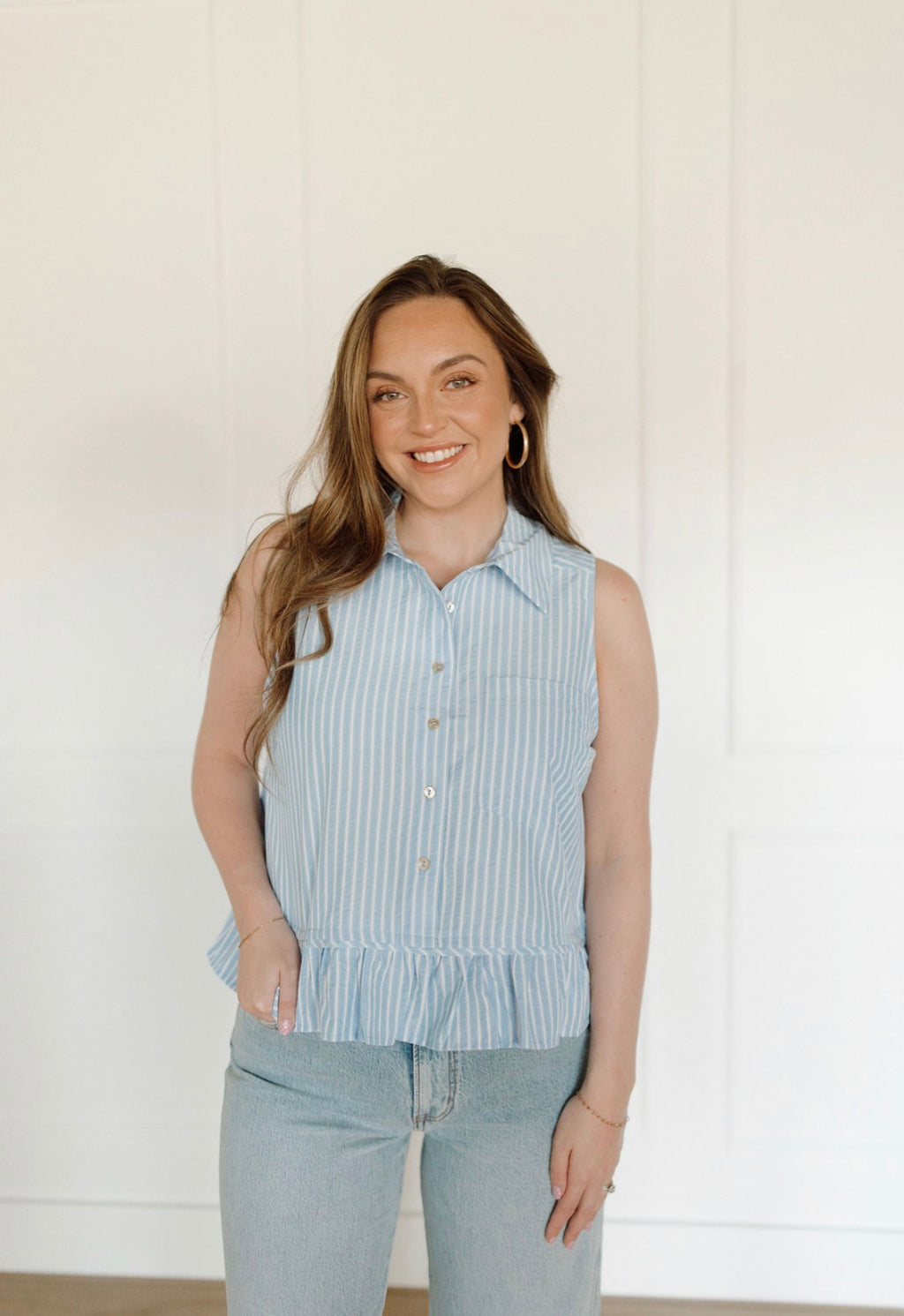 The Uptown Stripe Blouse