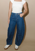 Denim Barrel Pant