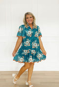 Teal Me More Dress