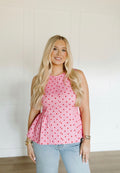 Rosy Dotty Darling Top