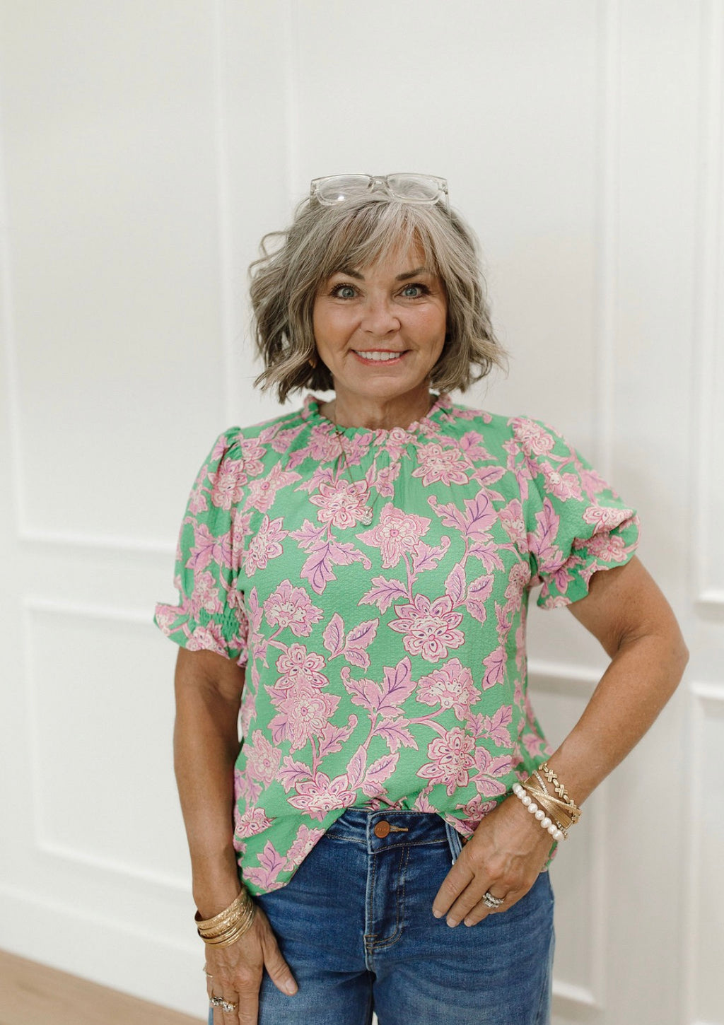 Pink Blossom Blouse