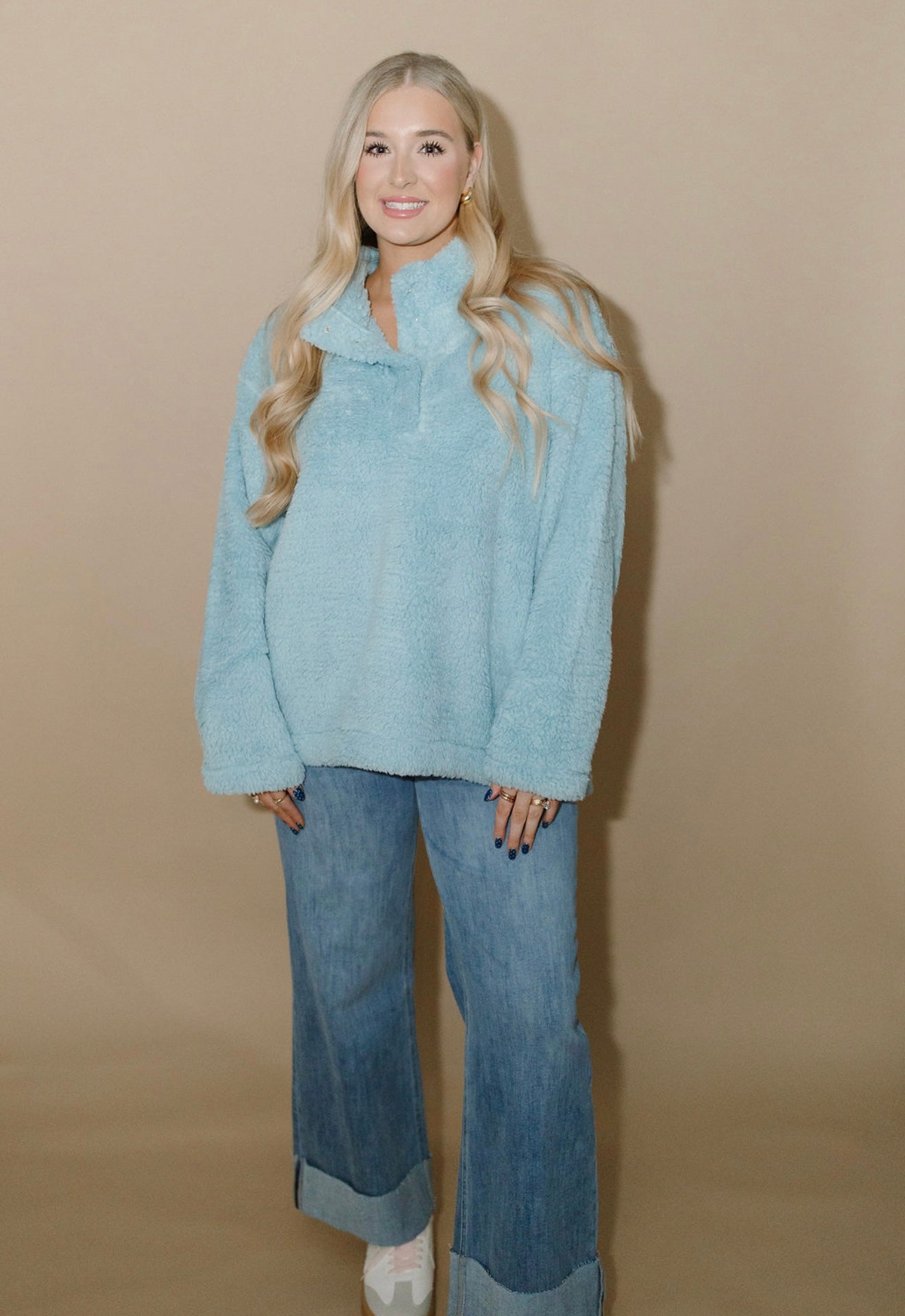 Cozy Dayz Sherpa Pullover