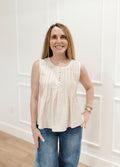 Soft Pleat Edit Tank