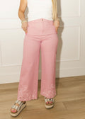 Floral Finish Crop Pant
