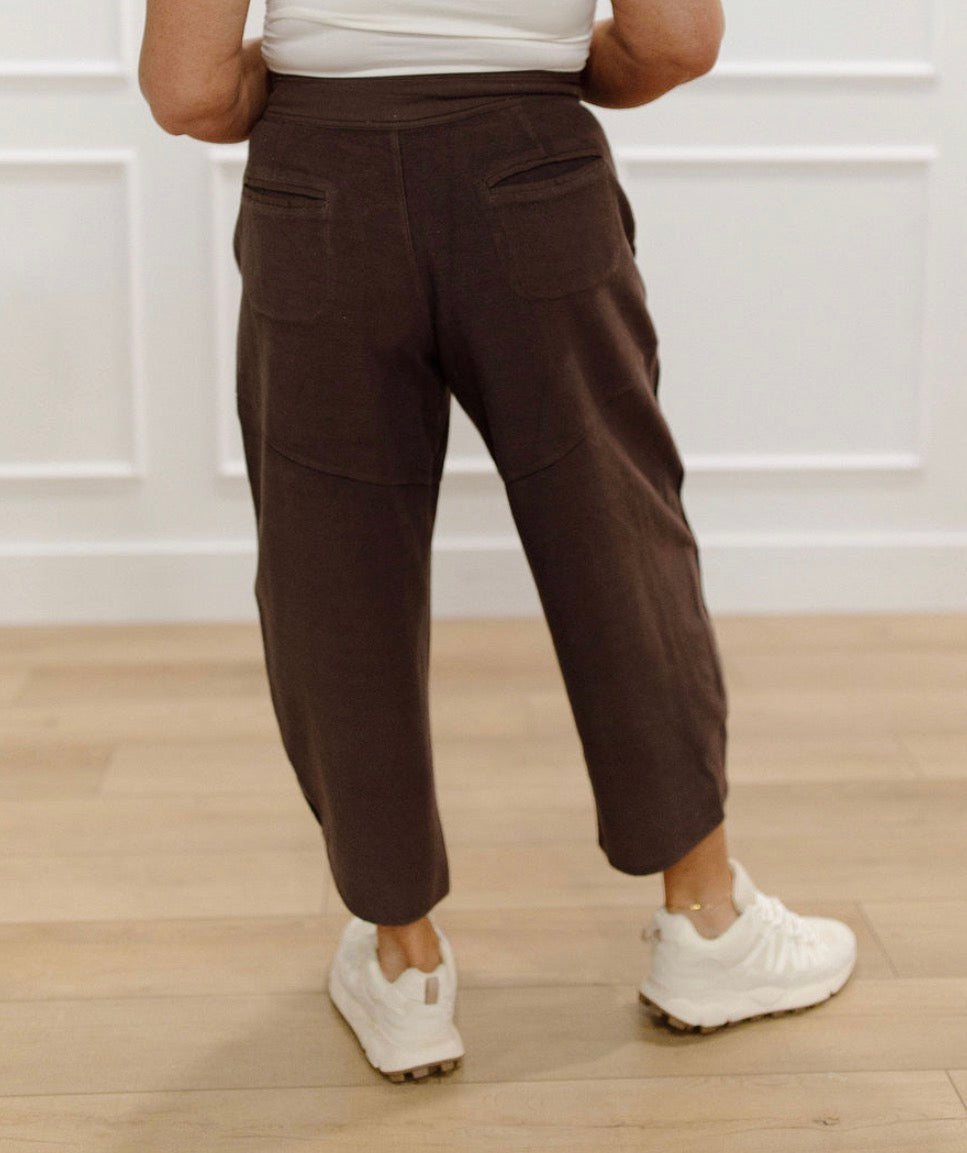 Cocoa Curve Barrel Pant