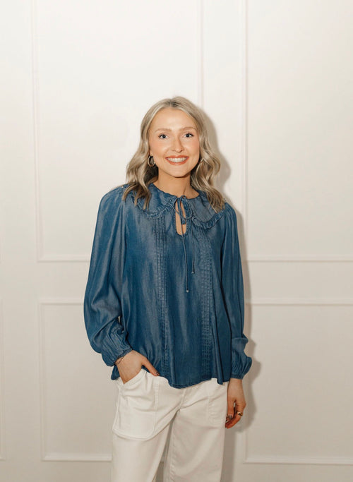 Chambray Charm Blouse