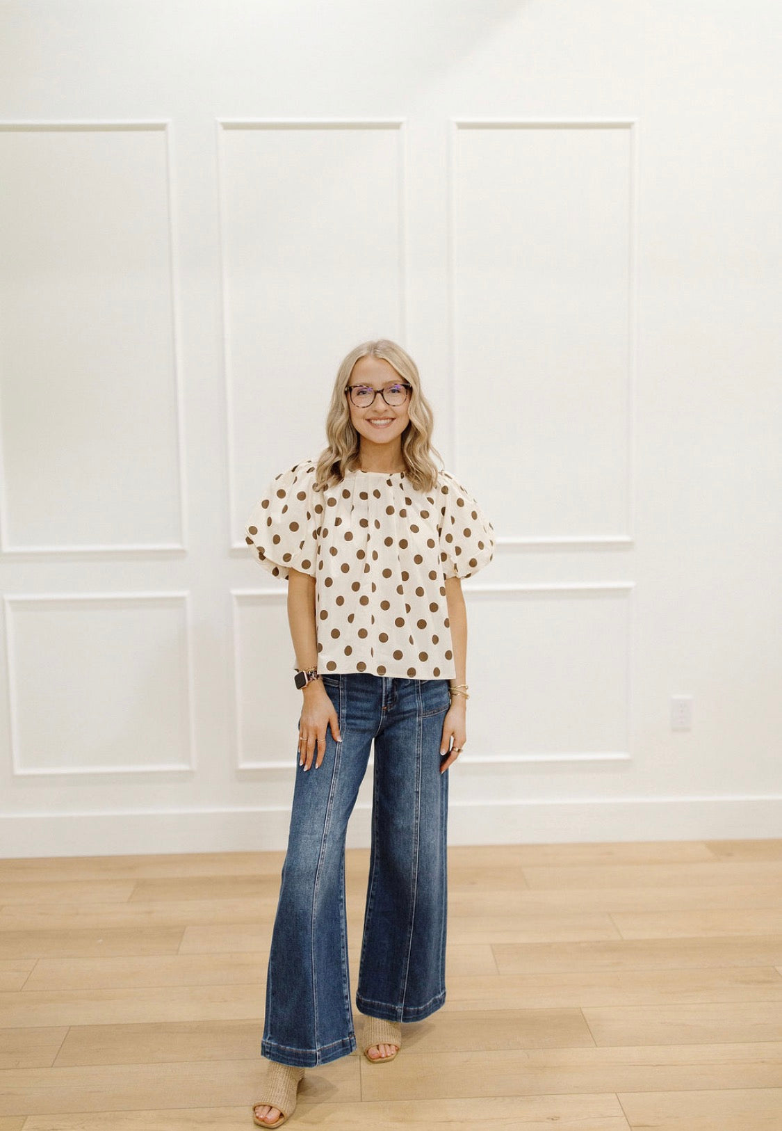 Vintage Dot Blouse