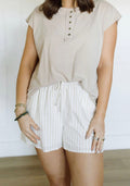 Cocoa Coast Stripe Shorts