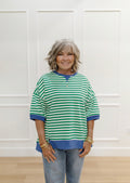 Match Point Stripe Crew