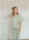 Mint Sage Blouse