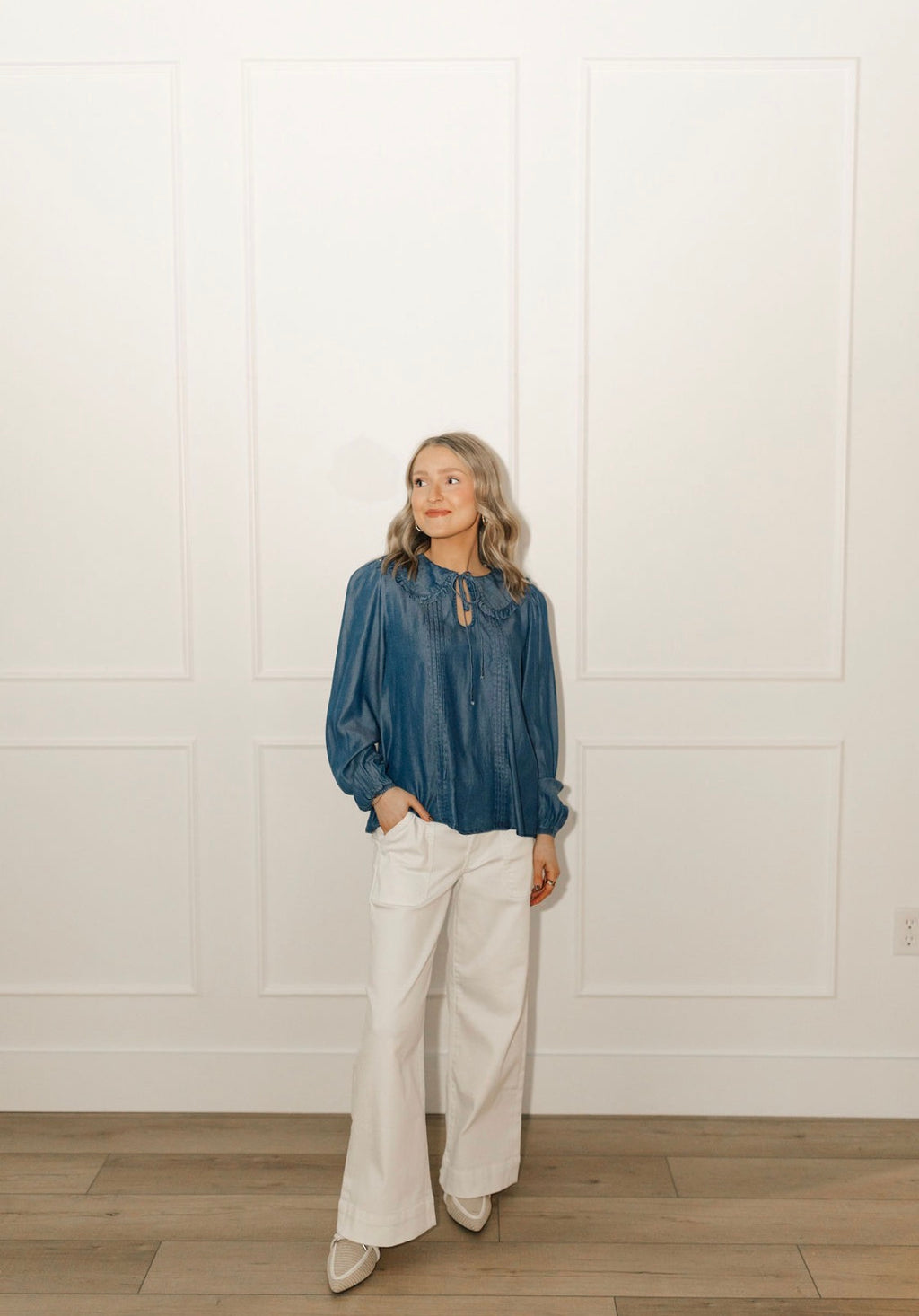 Chambray Charm Blouse
