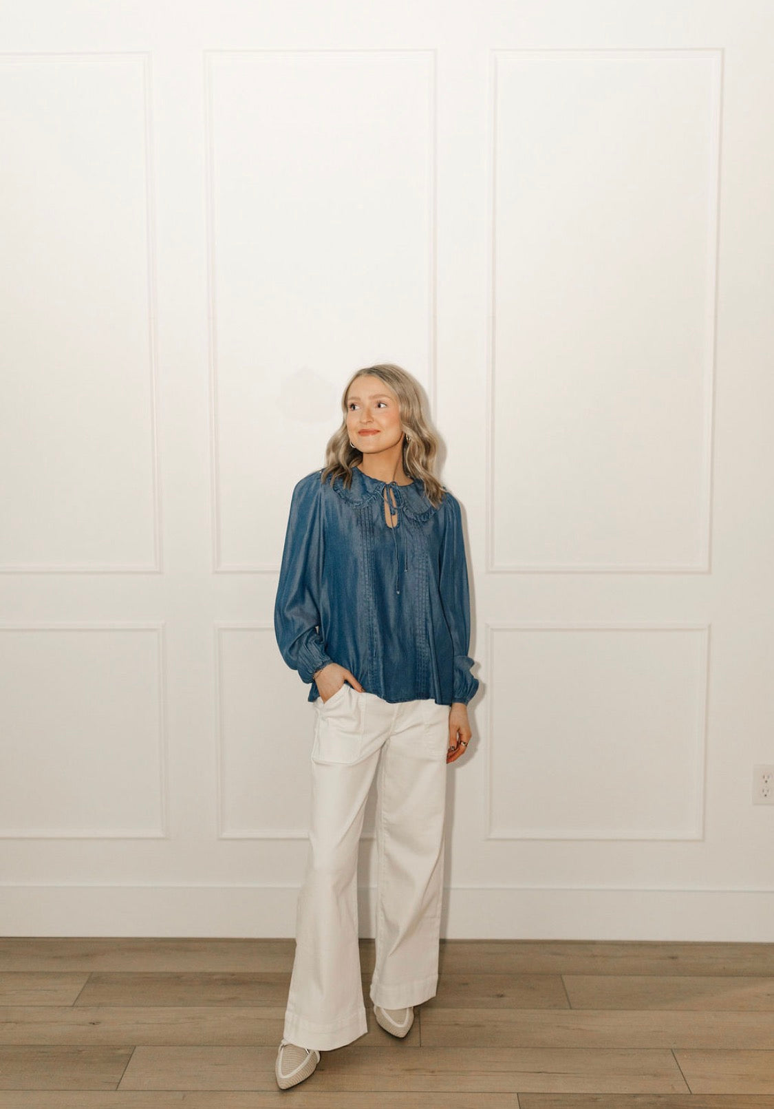 Chambray Charm Blouse