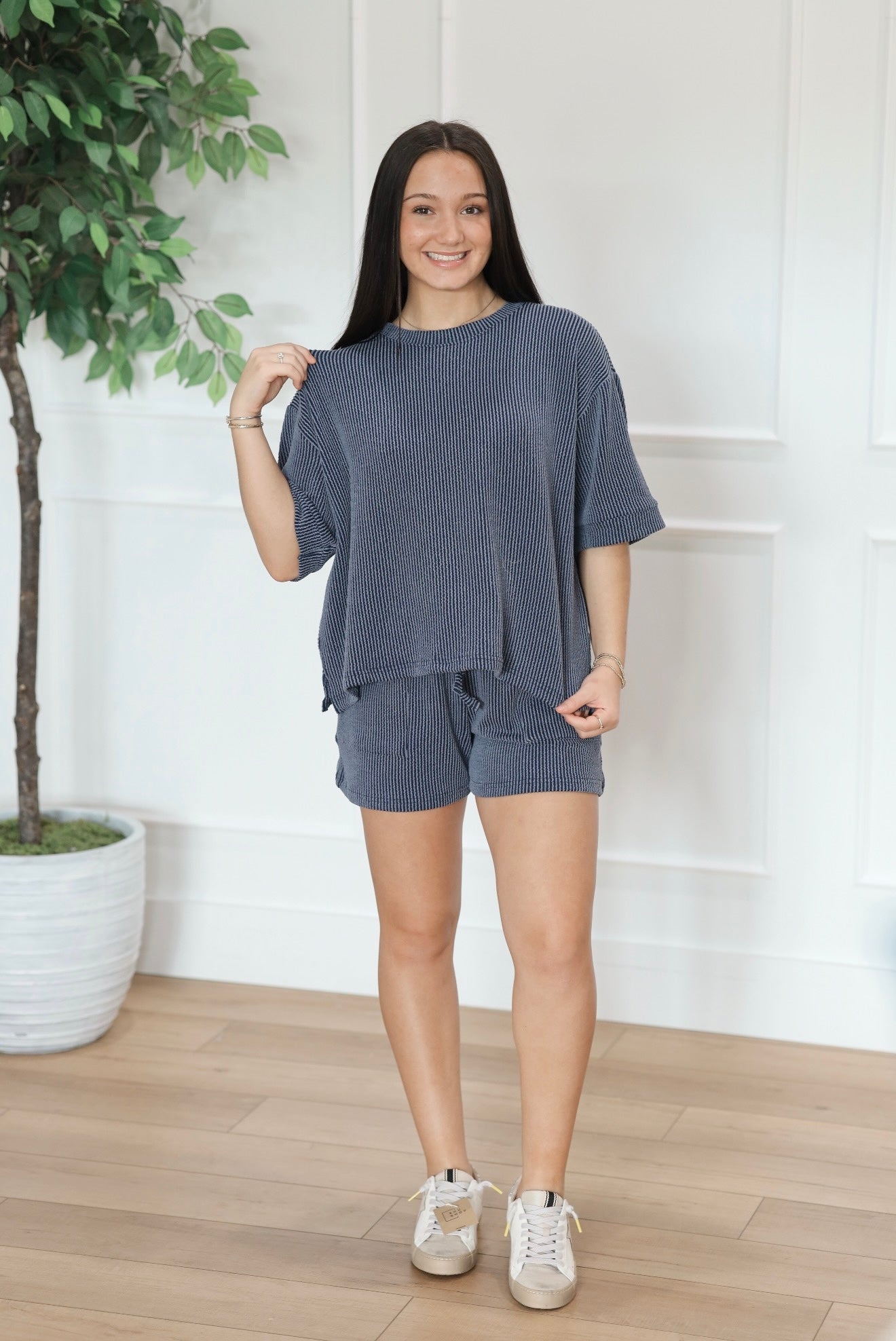 Running Late Ribbed Set