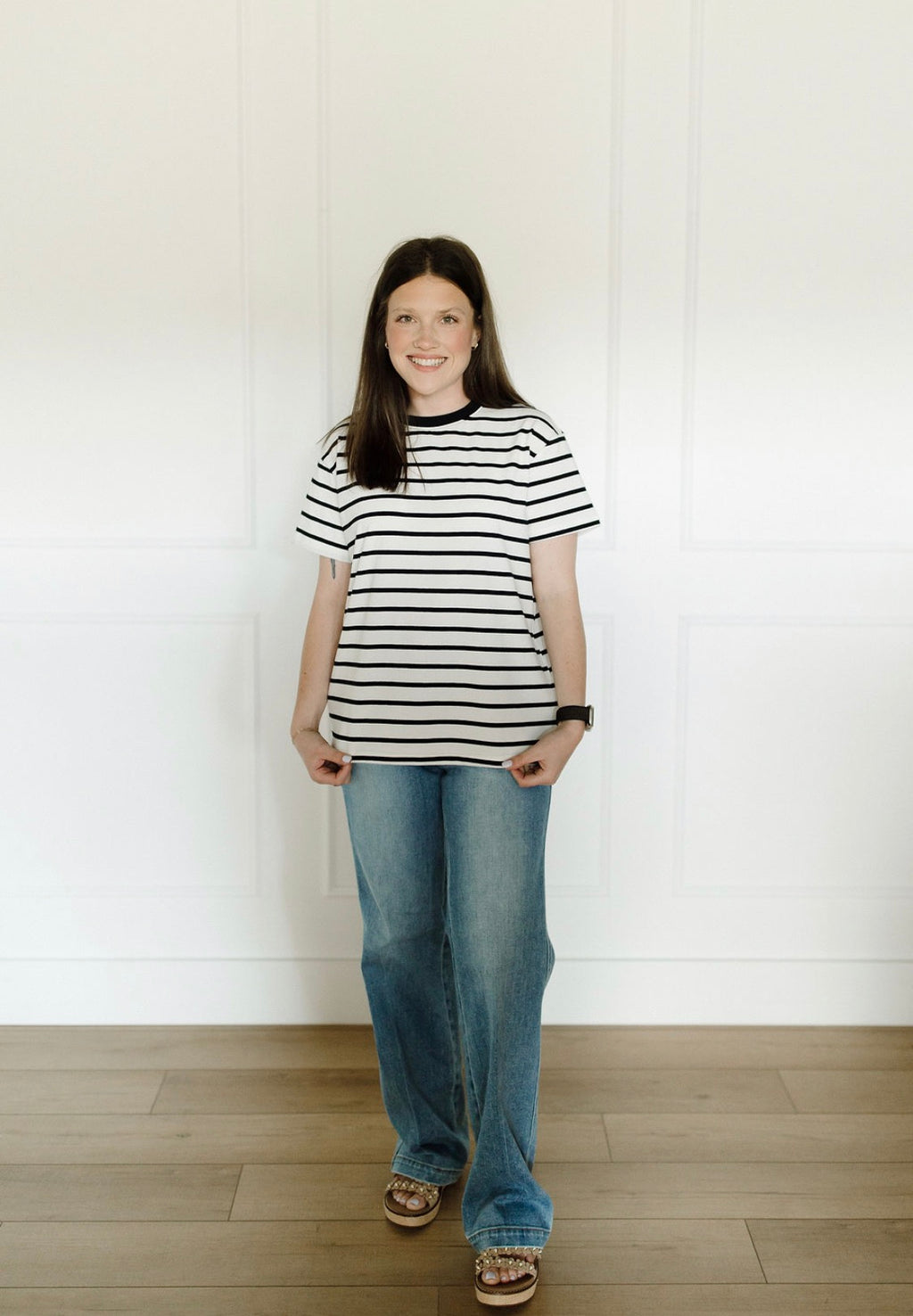 Just Right Stripe Tee
