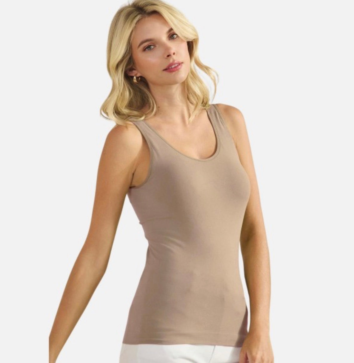 Seamless Tank with Built-in Bra