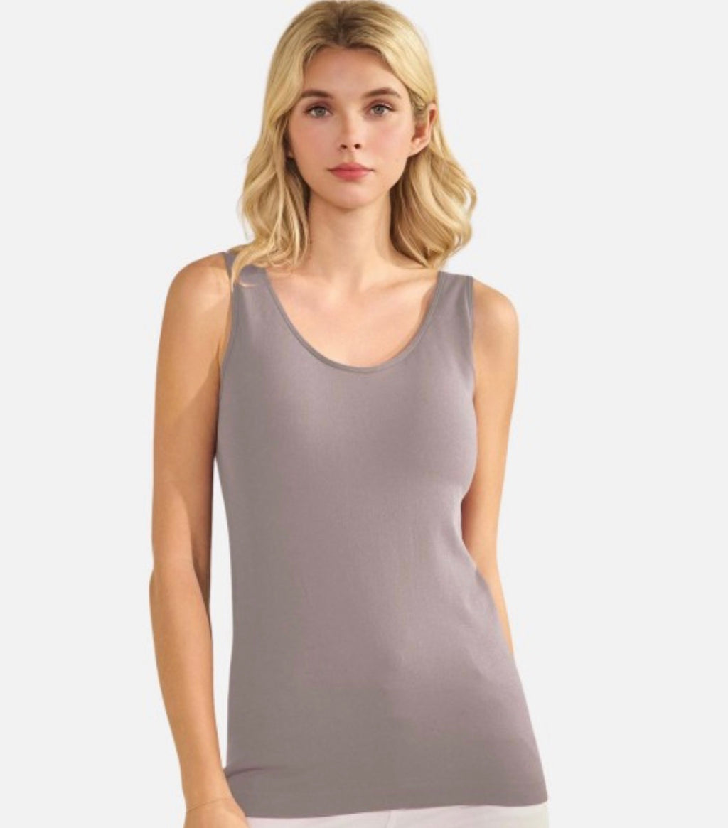 Seamless Tank with Built-in Bra