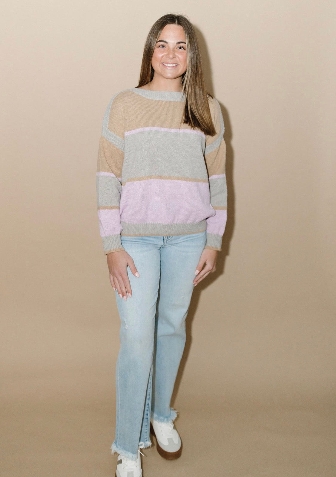 Lavender Drift Sweater