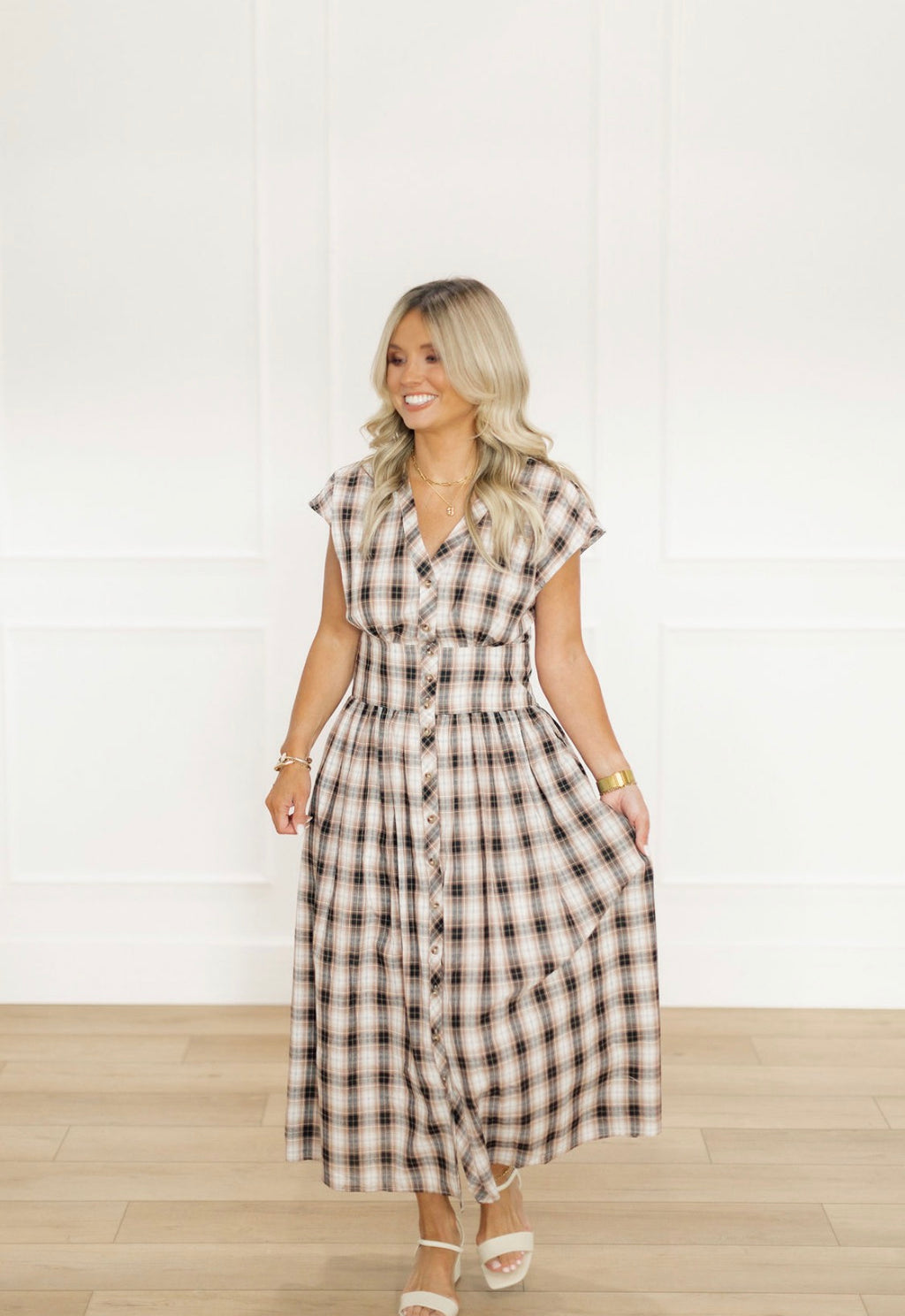 Country Classic Plaid Maxi