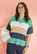 Green Hole in One Knit Sweater