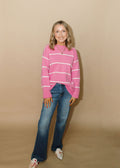 Pop of Pink Sweater