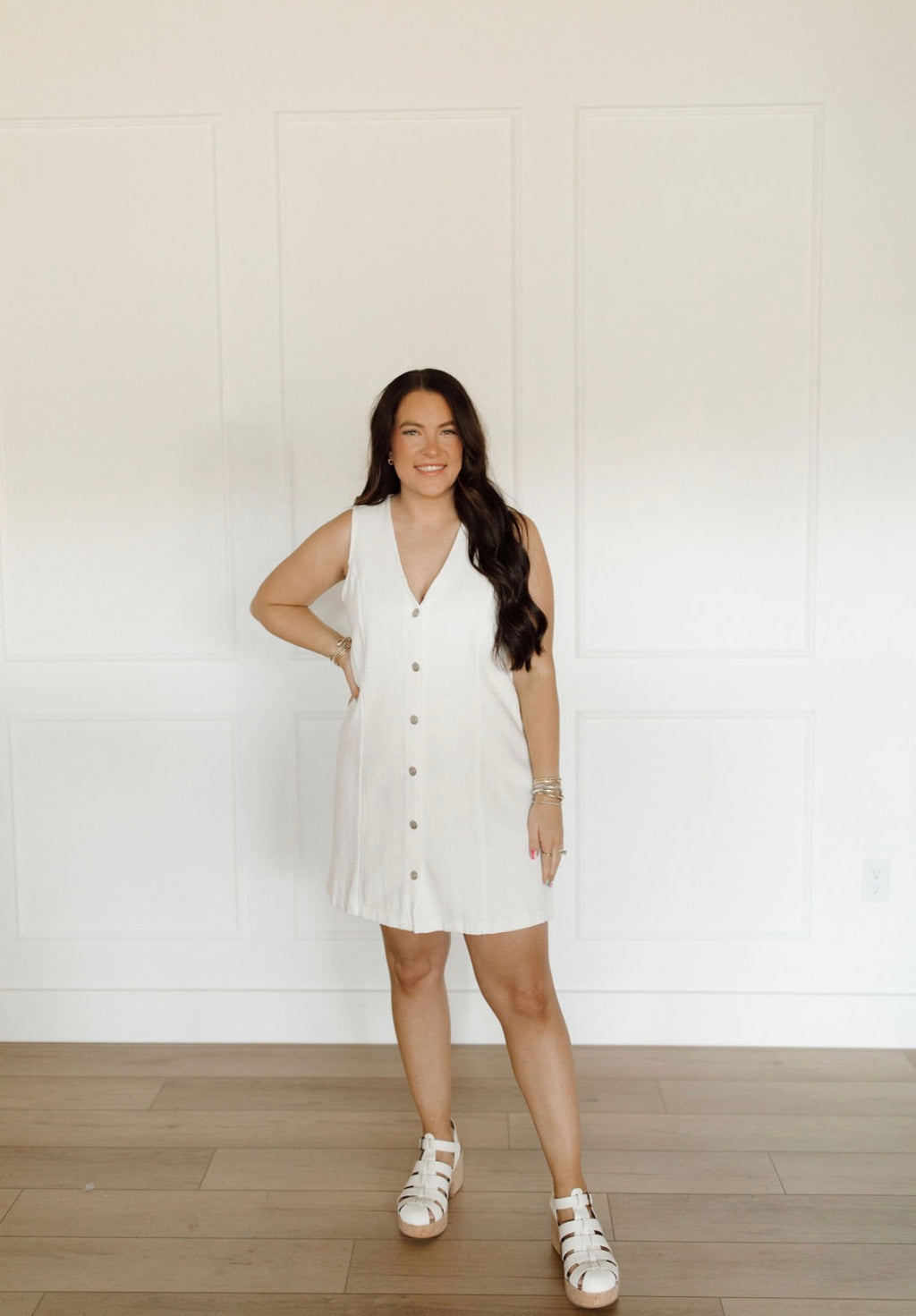 The White Out Vest Dress