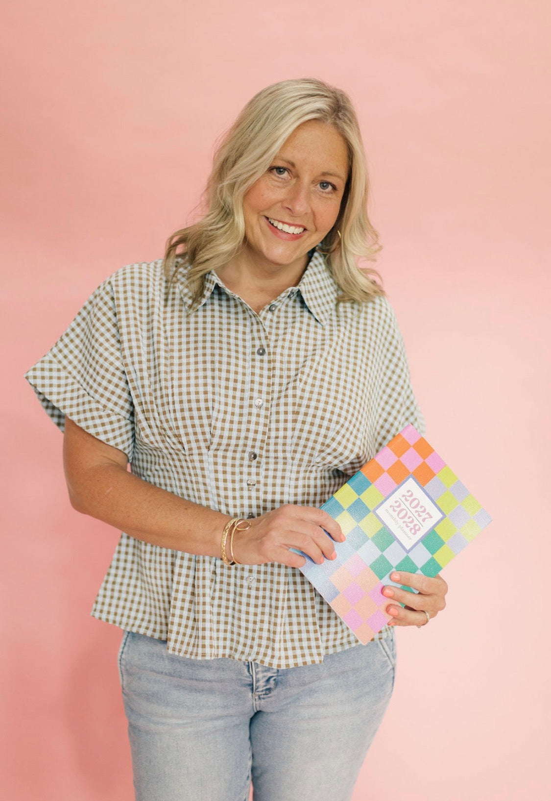 Blue Ridge Check Blouse