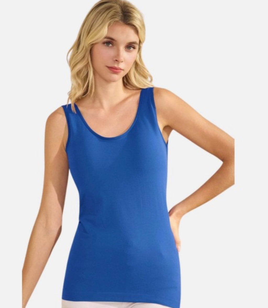 Seamless Tank with Built-in Bra