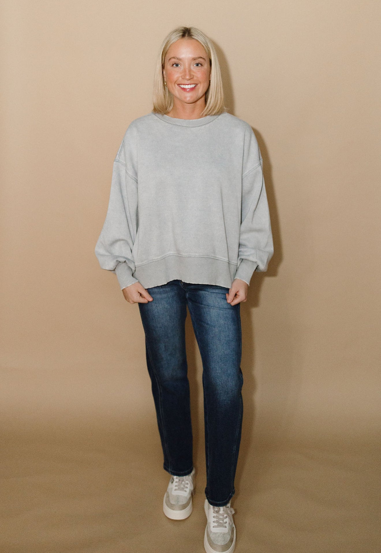 Slate Wash Crewneck