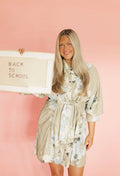 Azure Bloom Dress