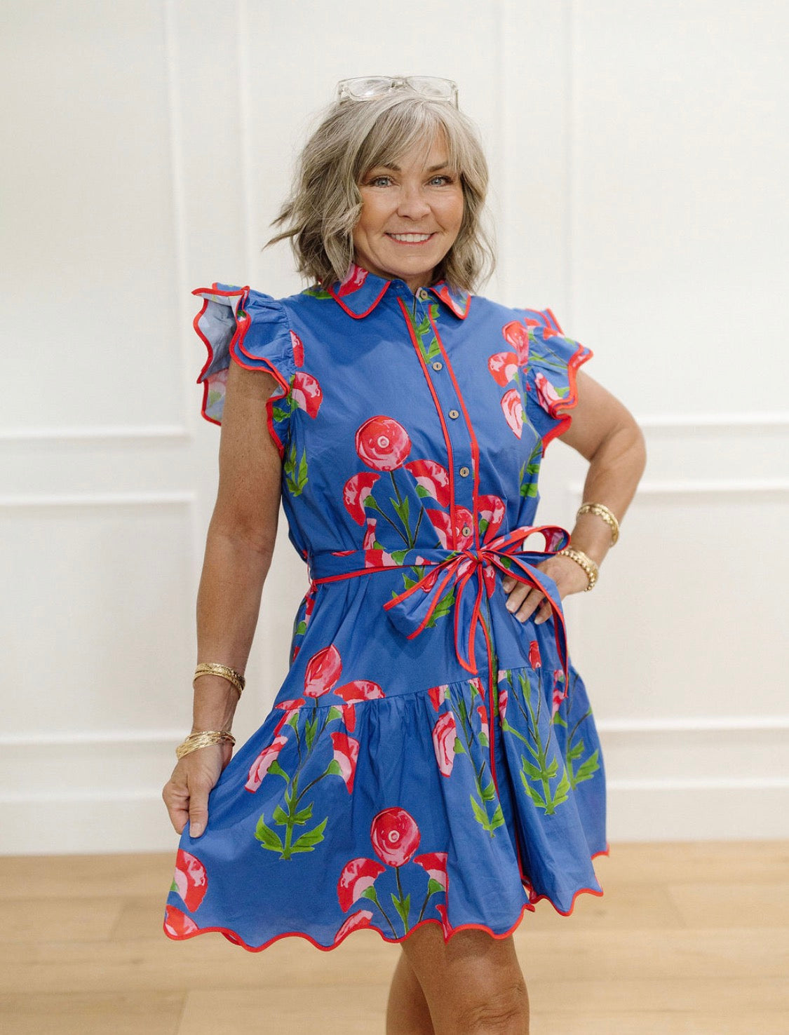 Poppy Trim Dress