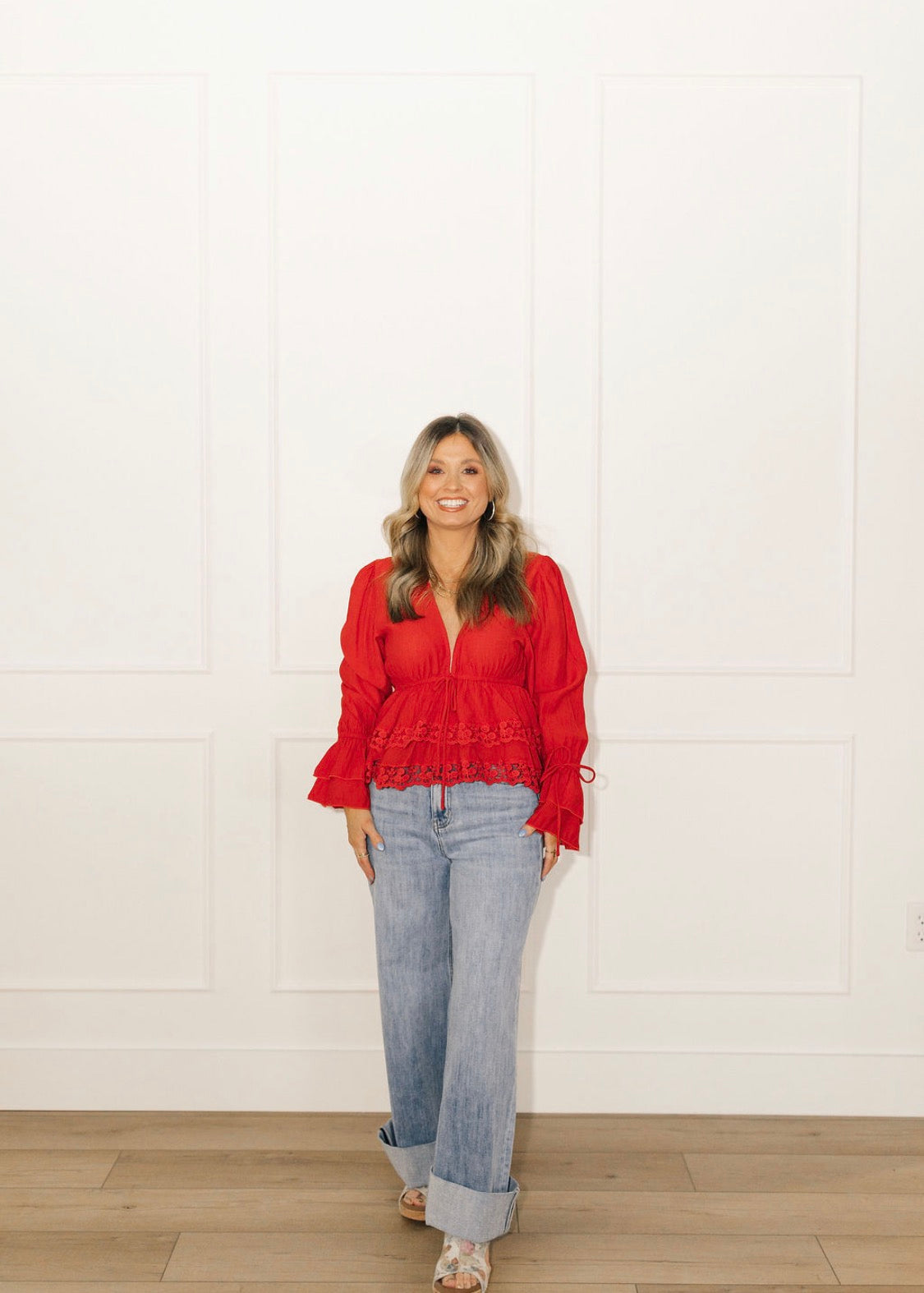 Flirty Flare Top