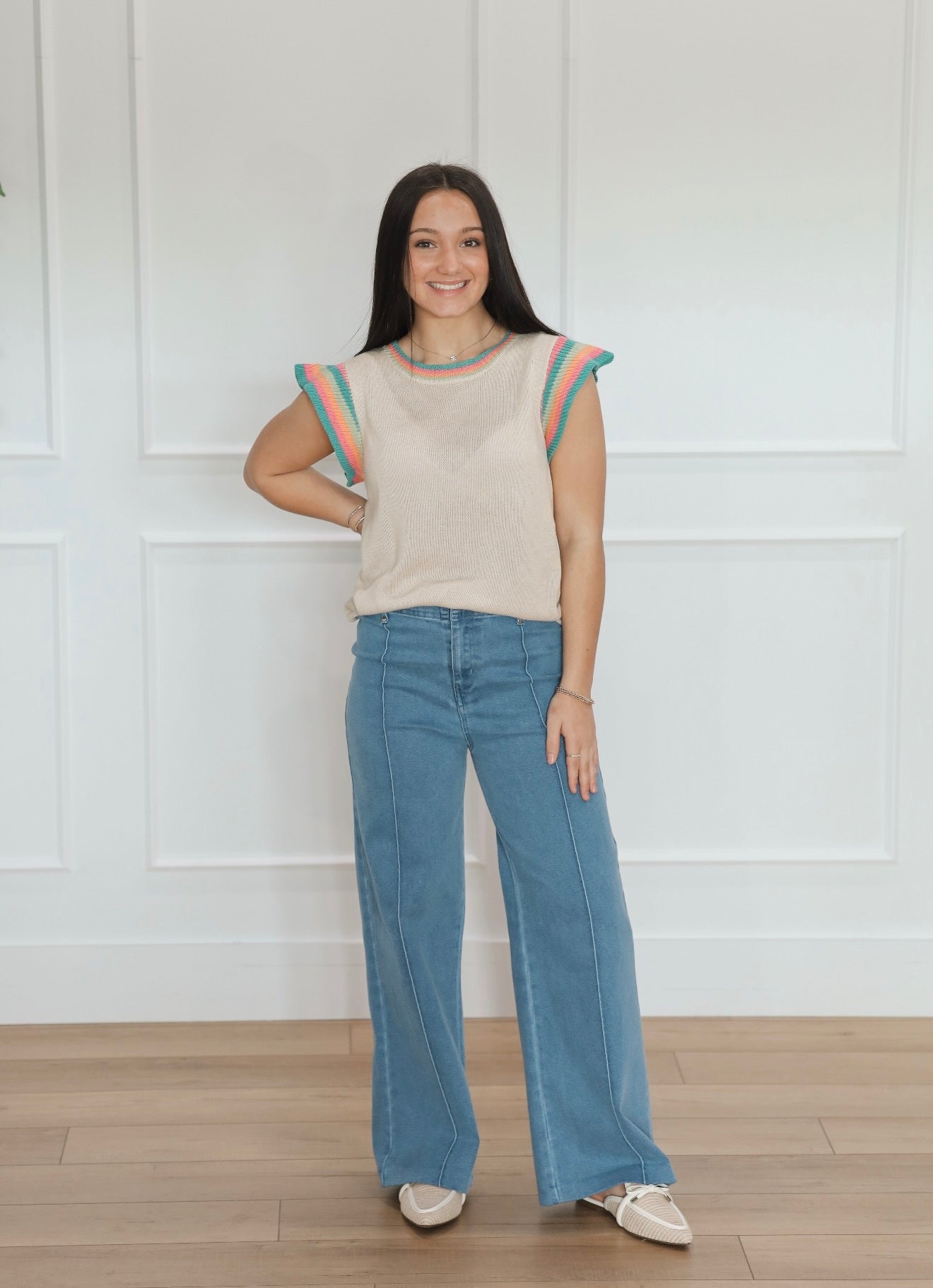 Spring Sorbet Knit Sweater