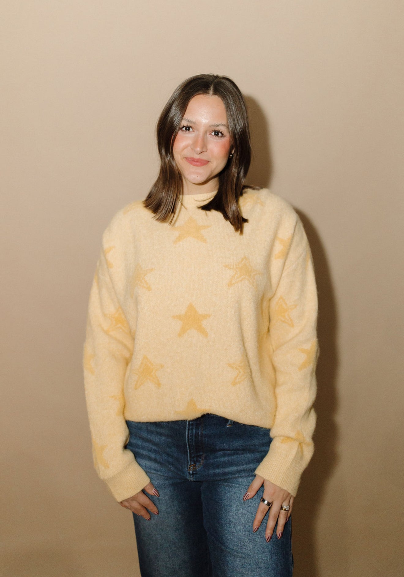 Fluffy Star Sweater