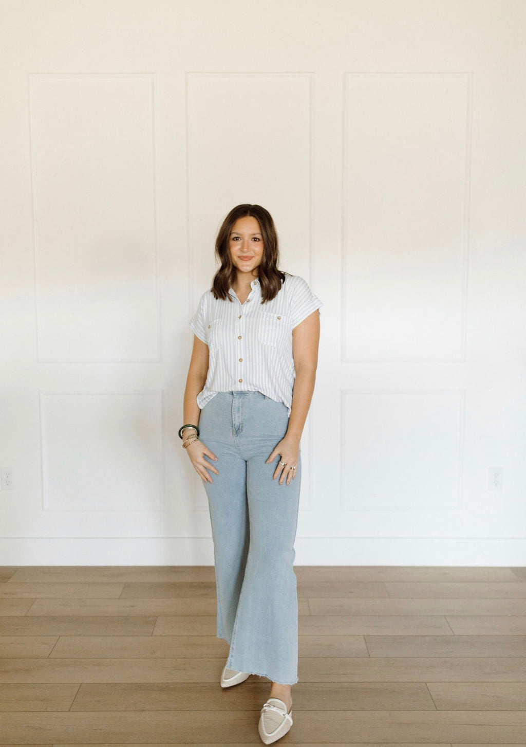 Boardwalk Button-up Blouse