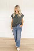 The Charcoal Stitch Top