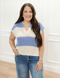 Patch & Play Striped Top
