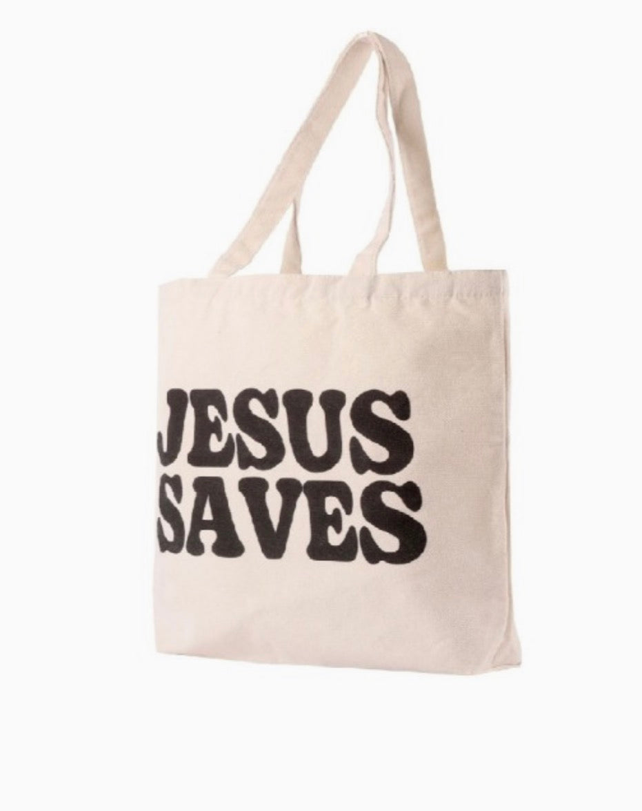 Jesus Saves Tote