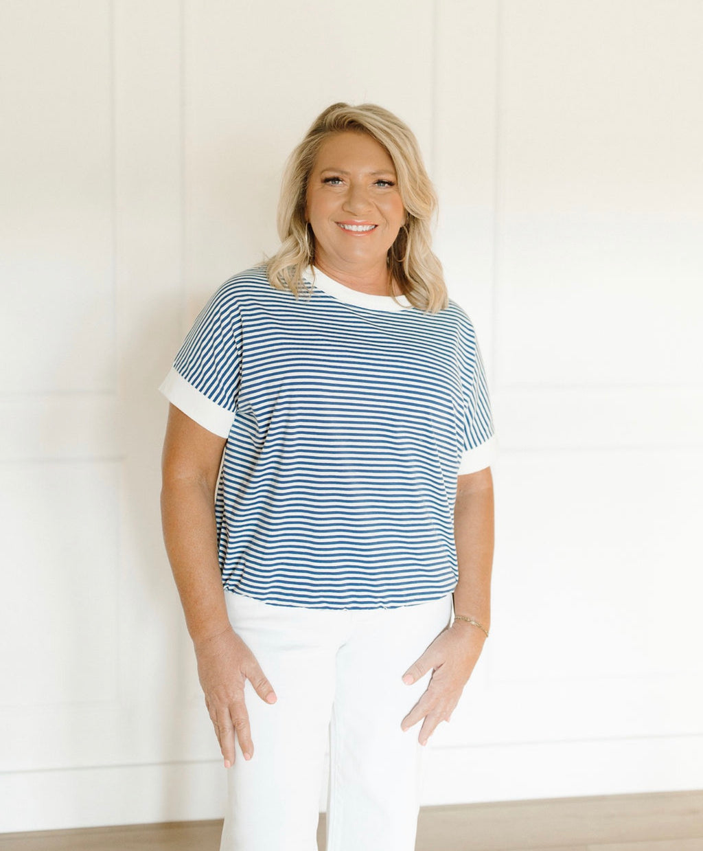 Cobalt Crew Tee