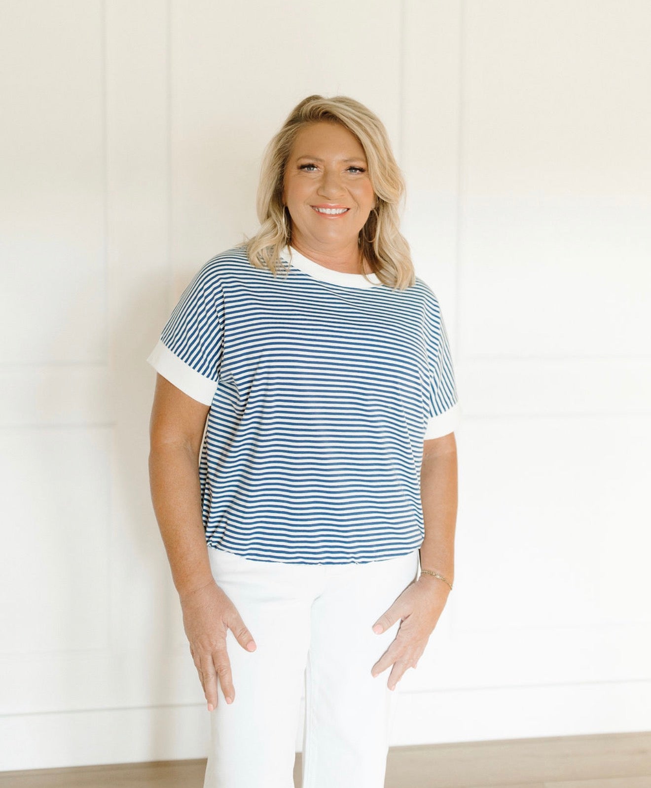 Cobalt Crew Tee