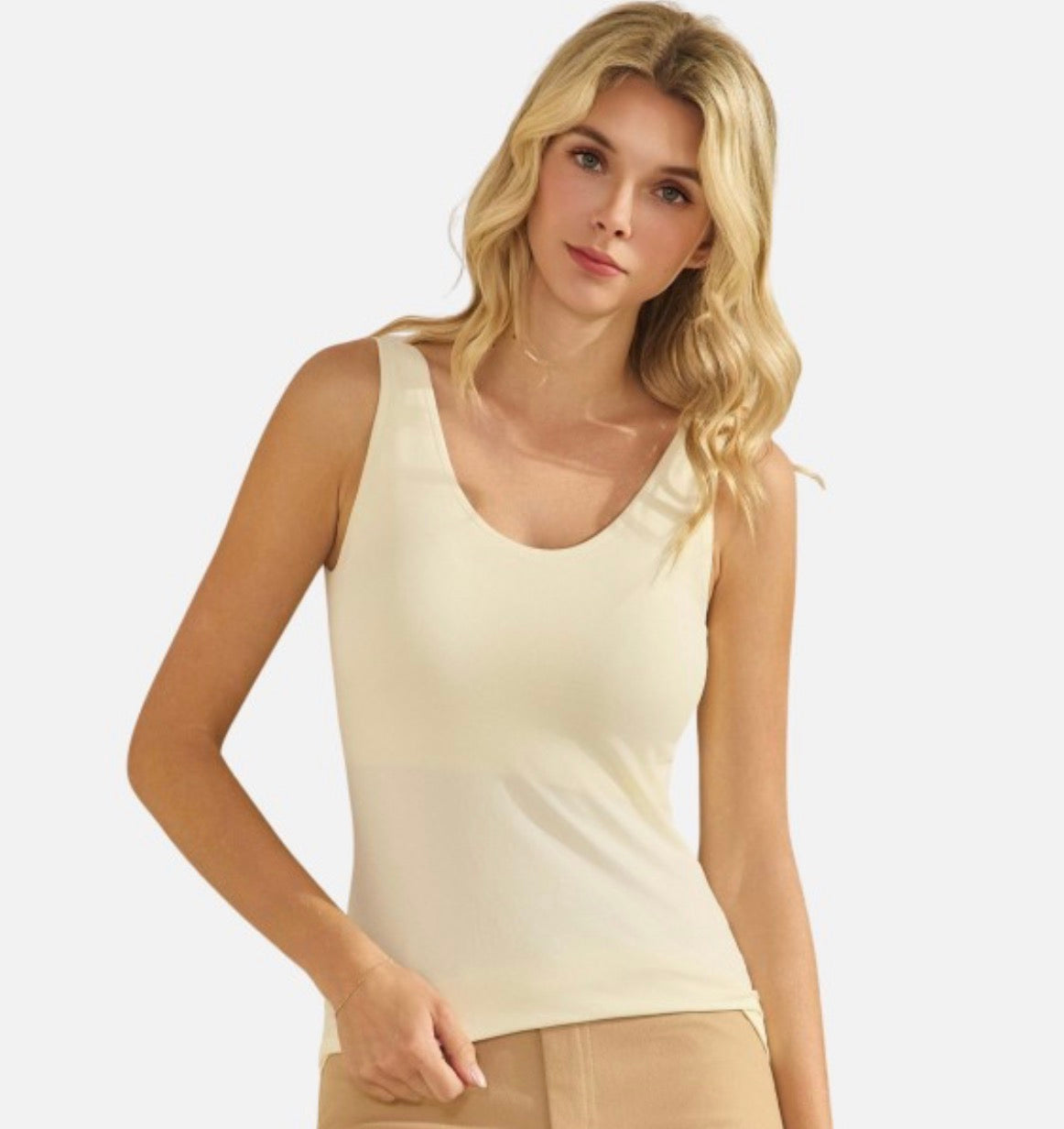 Seamless Tank with Built-in Bra