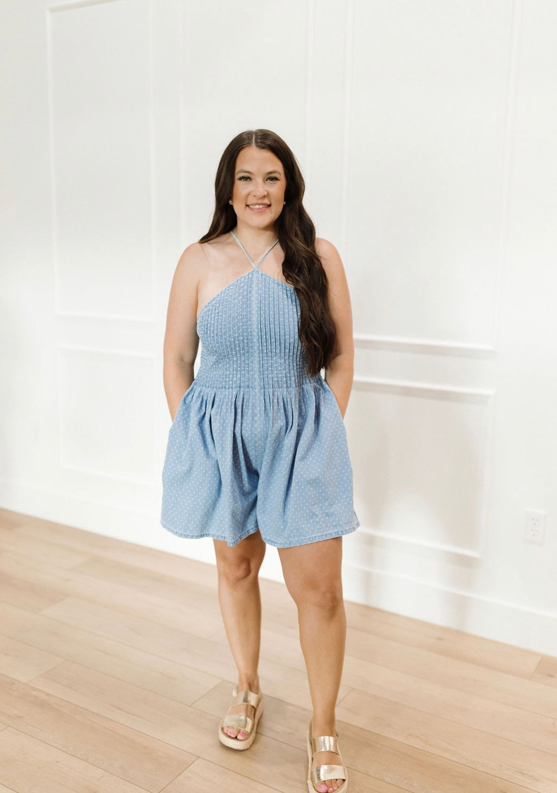 Dot the Day Away Romper