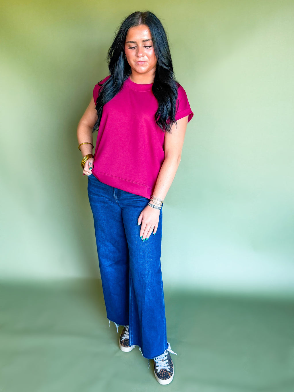 The Everyday Scuba Top in Red