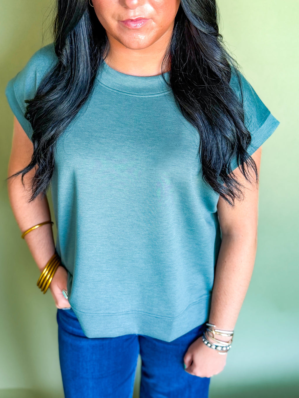 The Everyday Scuba Top in Green