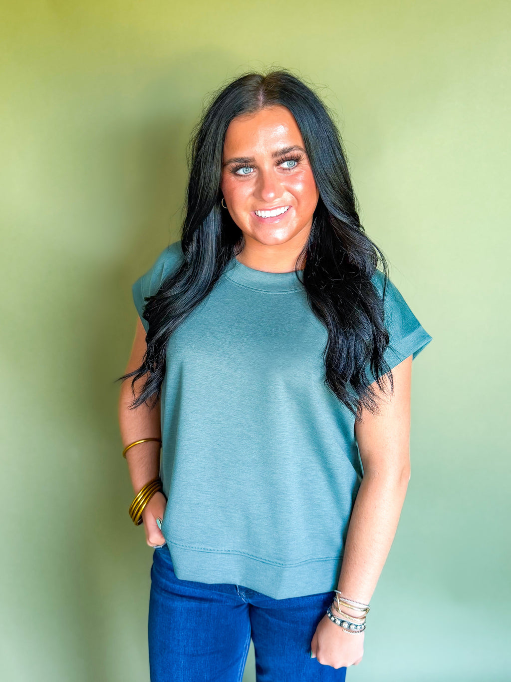 The Everyday Scuba Top in Green
