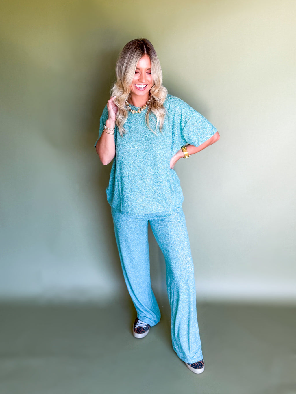 Teal Hacci Set