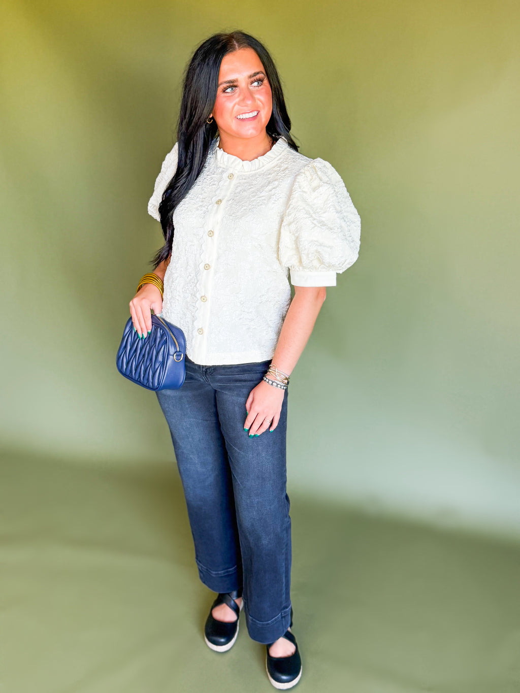 Pearl Button Beauty top